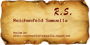 Reichenfeld Samuella névjegykártya